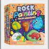 rock-painting-neon-dinosaur