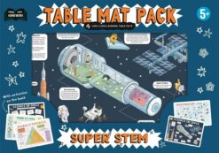 Help With Homework: Table Mat Pack: Super STEM +5 (4 Wipe-Cl | ISBN 9781837951086 | Kalimat Store