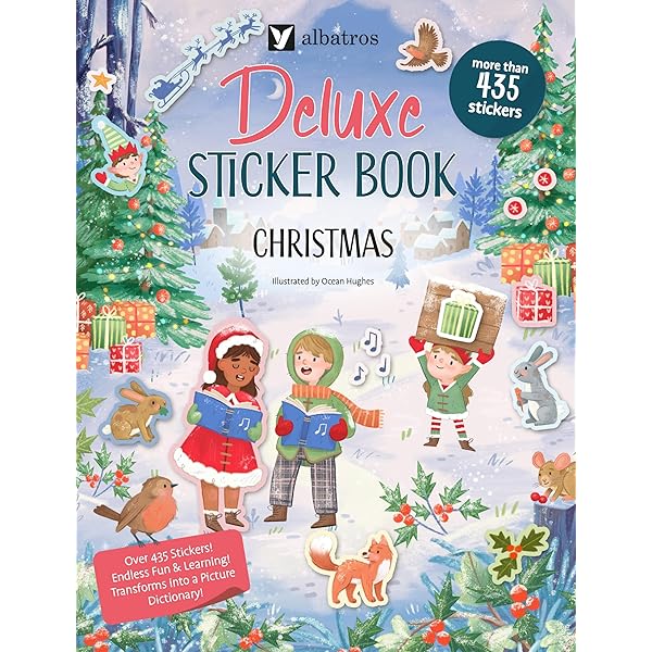 Deluxe Sticker Book: Christmas | ISBN 9788000076171 | Kalimat Store