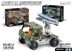 134PCS METAL BLOCK CAR SET