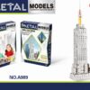 METAL COMPOSITE EMPIRE STATE BUILDING BLOCKS 607PCS