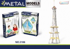 METAL INTELLIGENCE SELF-INSTALLED TOWER OF PARIS BLOCKS 389PCS
