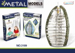 METAL SELF-ASSEMBLY GALLEON HOTEL BLOCKS 552PCS