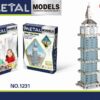 502PCS BLOCKS LONDON'S BIG BEN IS MADE OF METAL