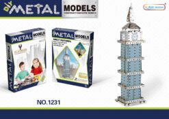 502PCS BLOCKS LONDON'S BIG BEN IS MADE OF METAL