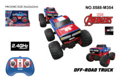 SMALL CLIMBING RC CAR CAPT AMERICA WITH BATTERY