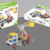 154PCS SELF-ASSENBING METAL RESCUE VEHICLE
