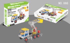 154PCS SELF-ASSENBING METAL RESCUE VEHICLE