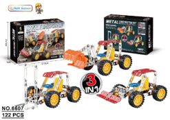 METAL BLOCK 3IN1 CAR 122PCS