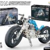 140 PCS METAL BLOCK MOTORBIKE SET(BLUE)
