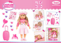 CHARLENE DOLL UNICORN W/LAUGH & KISS SOUND