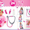 33CM DOCTOR SET DOLL WITH 24 BABY SOUNDS