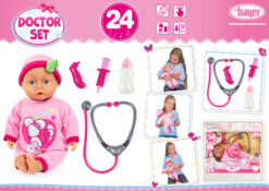 33CM DOCTOR SET DOLL WITH 24 BABY SOUNDS