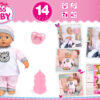 3KISS BABY 36CM WITH FLY KISS FUNCTION & SOUNDS