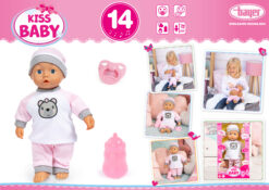 3KISS BABY 36CM WITH FLY KISS FUNCTION & SOUNDS