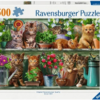 Cats on the Shelf 500 Pcs