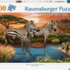 Zebras at Waterhole 500 Pcs