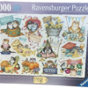 Crazy Cats: Cat's Calendar 1000 Pcs