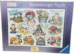 Crazy Cats: Cat's Calendar 1000 Pcs