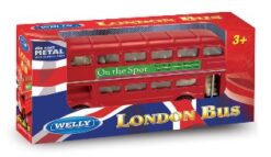 3'' DIE CAST FREE WHEEL HARD TOP LONDON BUS
