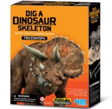 4M Kidz Labs Dig a Dinosaur Skeleton/Triceratops