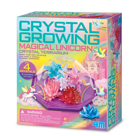 CRYSTAL GROWING/MAGICAL UNICORN CRYSTAL TERRARIUM/EU