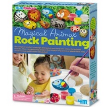 4M KidzMaker Magical Animal Rock Painting