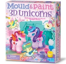 4M Mould and Paint Mould & Paint/3D Unicorns