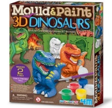 4M Mould and Paint Mould & Paint 3D Dinosaurs