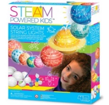 4M Steam Powered Kids STEAM/Solar System String Lights