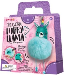 Bag Charm-Furry Llama