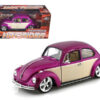 1:24 VOLKSWAGEN BEETLE (LOWER-RIDER) VIOLET CLR WB