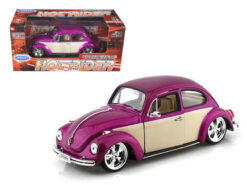 1:24 VOLKSWAGEN BEETLE (LOWER-RIDER) VIOLET CLR WB
