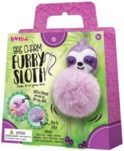 Bag Charm-Furry Sloth