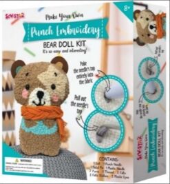 Punch Embroidery-Bear Doll Kit