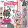 Punch Embroidery-Rabbit Doll Kit