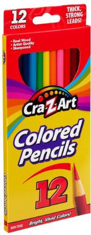 12 Coloured pencils
