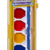 8 Washable Watercolours.