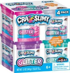 Cra-Z-Slimy Glitter! 4 Pack