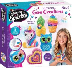 Shimmer 'n Sparkle 3D Crystal Gem Creations