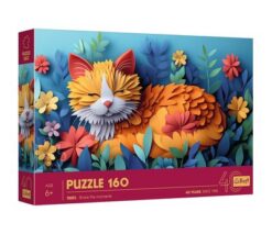 Puzzles - "160" - 40th anniversary Trefl - Paper Art: Little cat / Trefl_FSC Mix 70% | Toys & Games | Kalimat Store