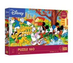Puzzles - "160" - 40th anniversary Trefl - Playing in puddles / Disney Mickey Mouse and Friends_FSC Mix 70% | Toys & Games | Kalimat Store