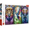 Puzzles - "1000" - Stained Glass: Animals_FSC Mix 70% | Toys & Games | Kalimat Store