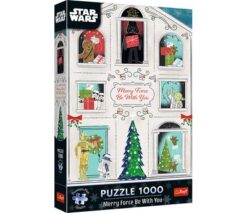 Puzzles - "1000 XMAS Premium Plus" - Merry Force Be With You" / Lucasfilm Star Wars FSC Mix 70% | Toys & Games | Kalimat Store