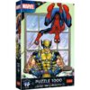 Puzzles - "1000 XMAS Premium Plus" - Spider-Man & Wolverine_FSC Mix 70% / Marvel Heroes | Toys & Games | Kalimat Store