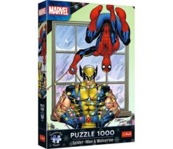Puzzles - "1000 XMAS Premium Plus" - Spider-Man & Wolverine_FSC Mix 70% / Marvel Heroes | Toys & Games | Kalimat Store