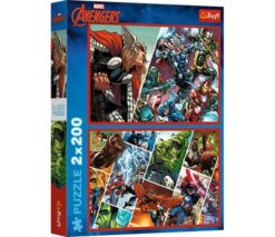 Puzzles - "2x200" - Defenders of the world / Disney Marvel The Avengers_FSC Mix 70% | Toys & Games | Kalimat Store