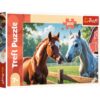 Puzzles - "200" - Horses in the clearing / TREFL FSC Mix 70% | Toys & Games | Kalimat Store