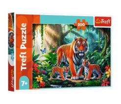 Puzzles - "200" - Tiger habits/ TREFL_FSC Mix 70% | Toys & Games | Kalimat Store