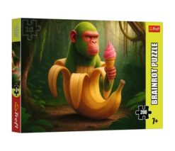 Puzzles - "200" - BrainRots Chimpanzini Bananini / Trefl_AI FSC Mix 70% | Toys & Games | Kalimat Store